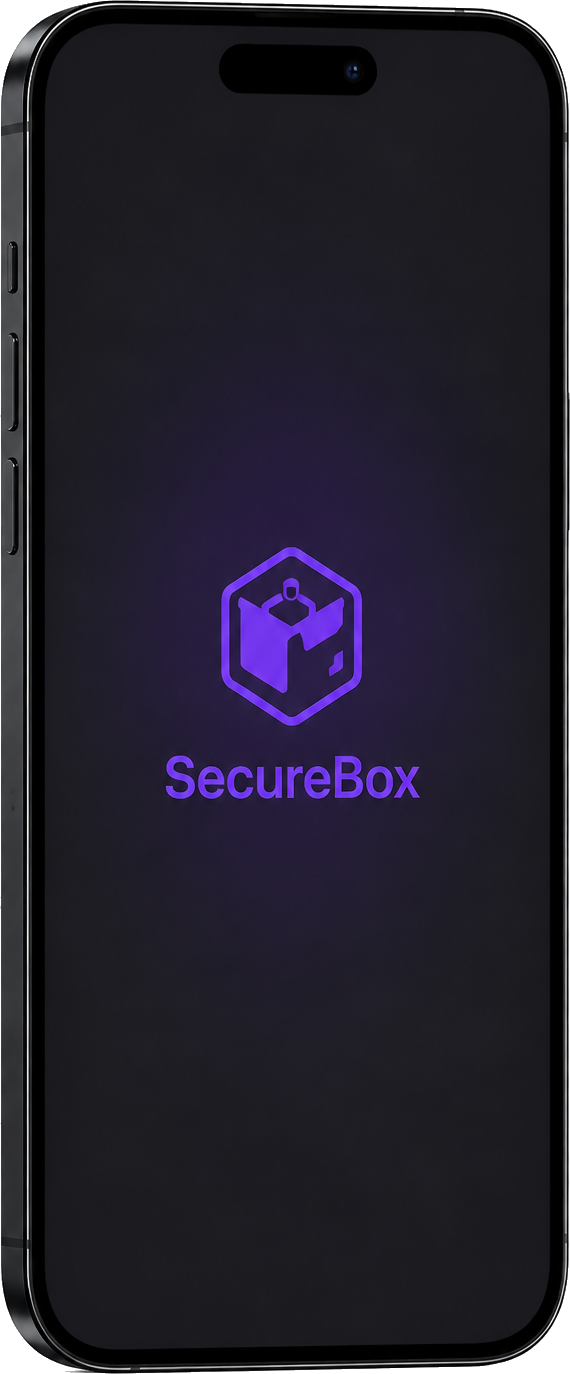 SecureBox app splash screen
